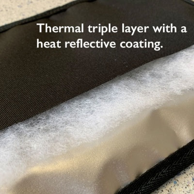 Thermo-Frontscheibencover schwarz, passend für VW Bus T5/T6